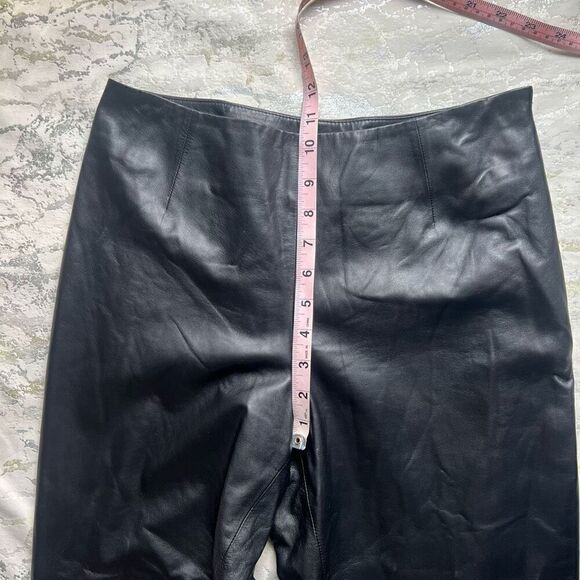 Talbots vintage 100% leather straight leg trouser - Picture 6 of 9